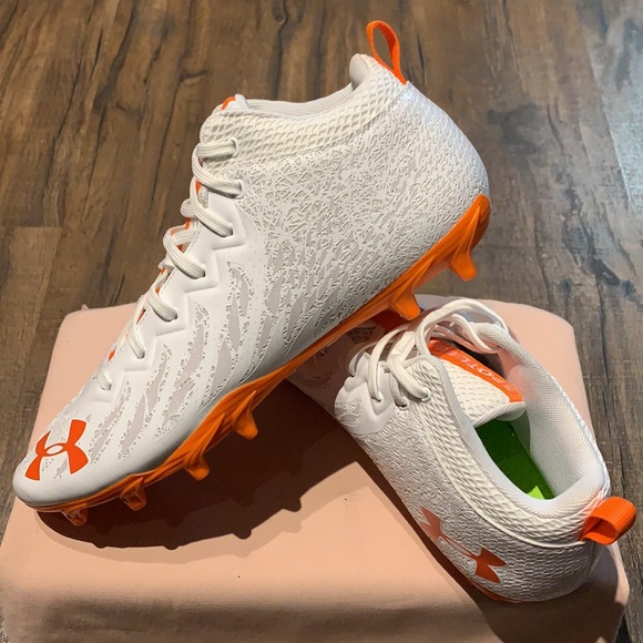 Under Armour Orange Football Cleats Under Armour Premium